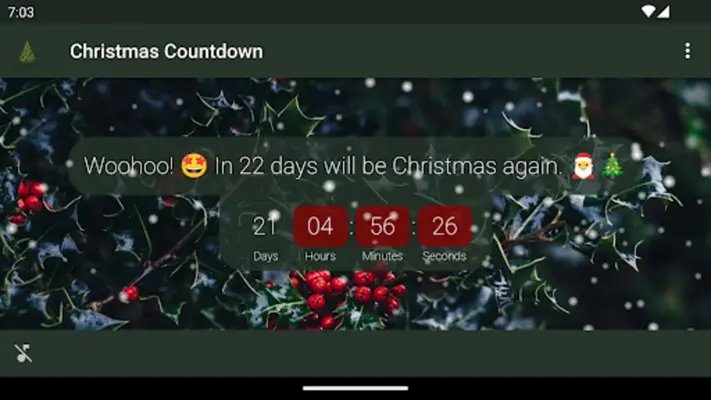 Christmas countdown android App screenshot 9