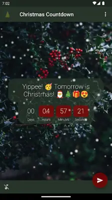 Christmas countdown android App screenshot 10