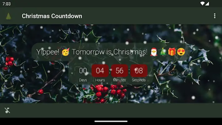 Christmas countdown android App screenshot 8